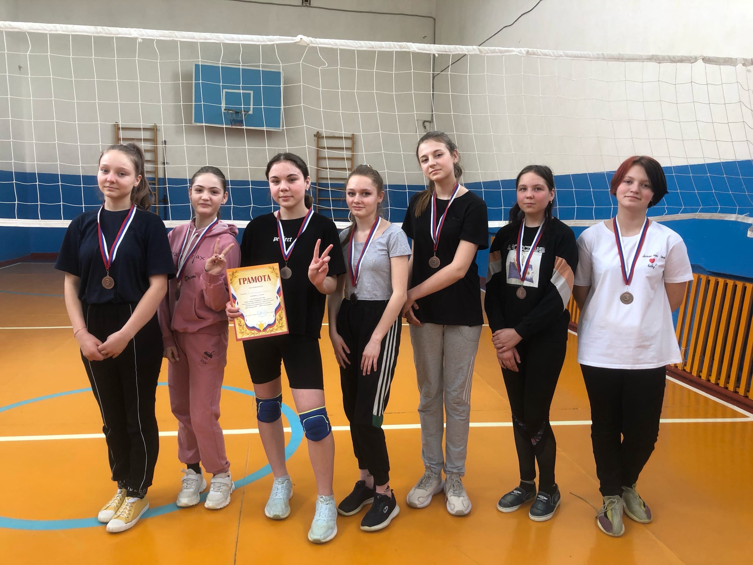 Школьный этап соревнований Всероссийских спортивных игр школьных спортивных клубол.